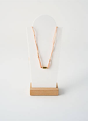 Collier fermeture aimant beige BY GARANCE femme