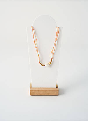 Collier fermeture aimant beige BY GARANCE femme
