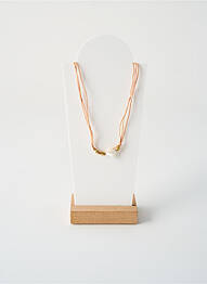 Collier fermeture aimant beige BY GARANCE femme