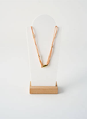 Collier fermeture aimant beige BY GARANCE femme