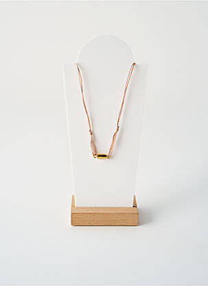Collier fermeture aimant beige BY GARANCE femme