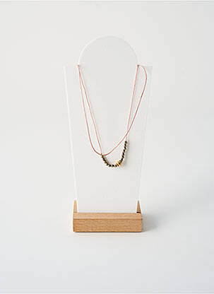 Collier ornement perles rose BY GARANCE femme