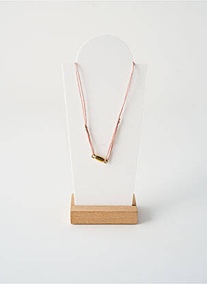 Collier ornement perles rose BY GARANCE femme