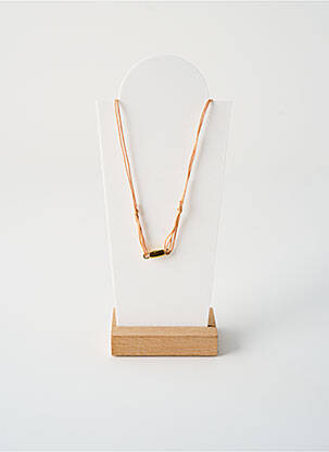 Collier fermeture aimant rouge BY GARANCE femme