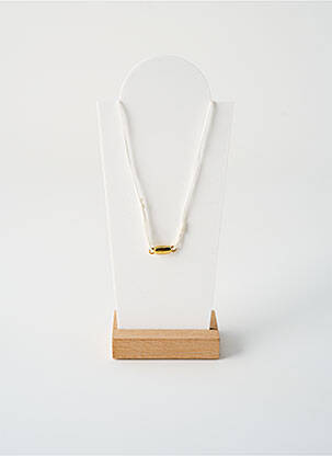 Collier ornement perles blanc BY GARANCE femme