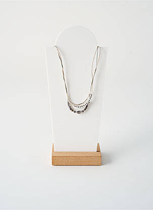 Collier ornement perles argent BY GARANCE femme