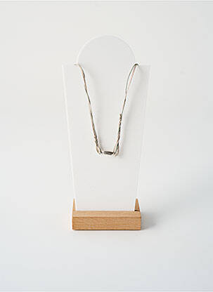 Collier ornement perles argent BY GARANCE femme