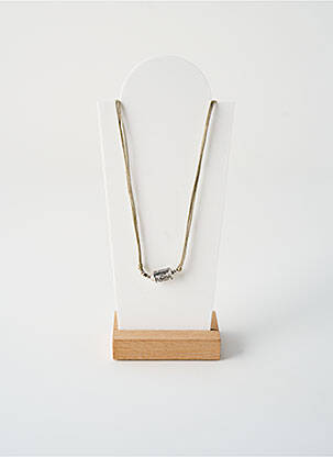 Collier fermeture aimant gris BY GARANCE femme