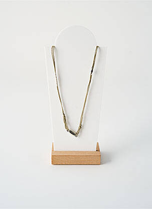 Collier fermeture aimant gris BY GARANCE femme