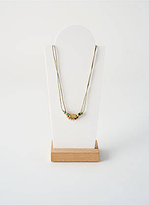Collier fermeture aimant gris BY GARANCE femme
