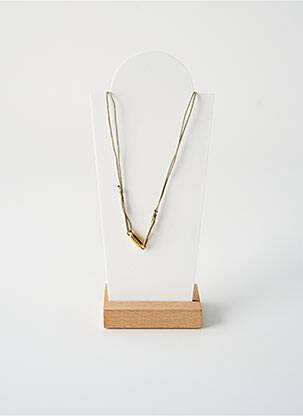 Collier fermeture aimant gris BY GARANCE femme