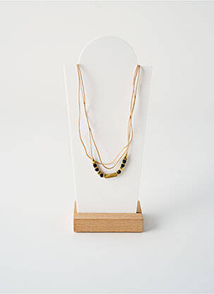 Collier ornement perles or BY GARANCE femme
