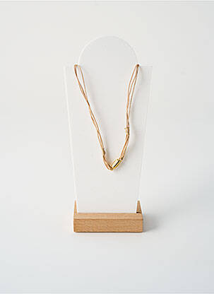 Collier ornement perles or BY GARANCE femme
