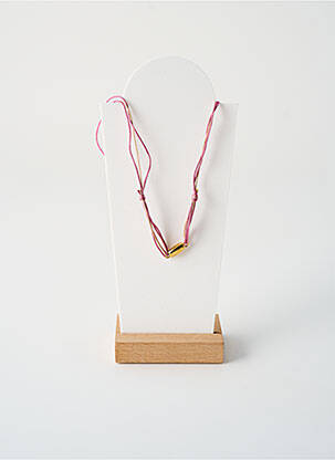 Collier ornement perles rose BY GARANCE femme