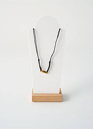 Collier ornement perles noir BY GARANCE femme