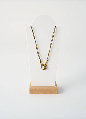Collier ornement perles vert BY GARANCE femme