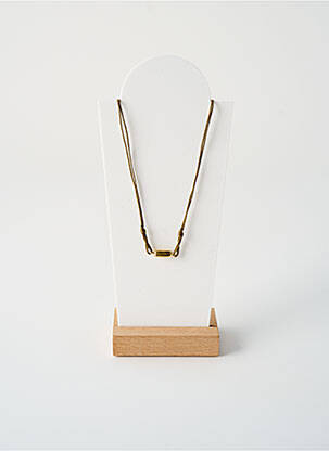 Collier ornement perles vert BY GARANCE femme