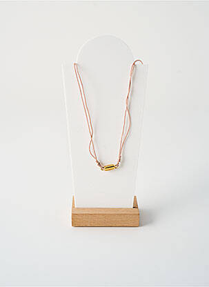 Collier fermeture aimant rose BY GARANCE femme