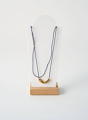 Collier fermeture aimant bleu clair BY GARANCE femme