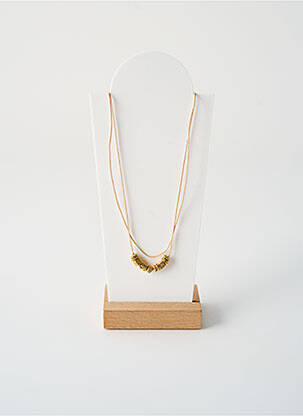 Collier fermeture aimant beige BY GARANCE femme
