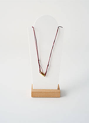 Collier ornement perles violet BY GARANCE femme