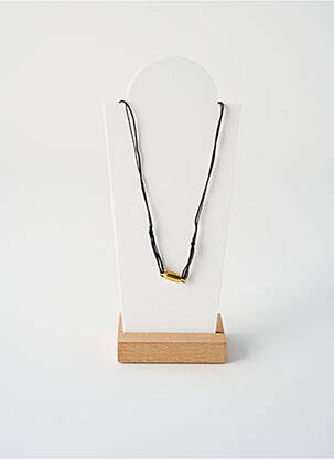 Collier ornement perles noir BY GARANCE femme