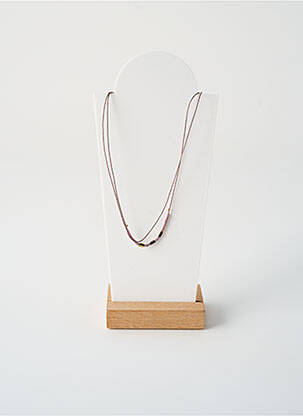Collier ornement perles rose BY GARANCE femme