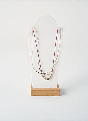 Collier fermeture aimant argent BY GARANCE femme