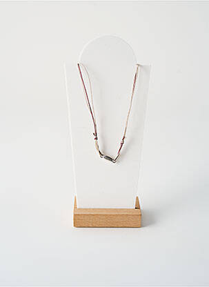Collier fermeture aimant argent BY GARANCE femme