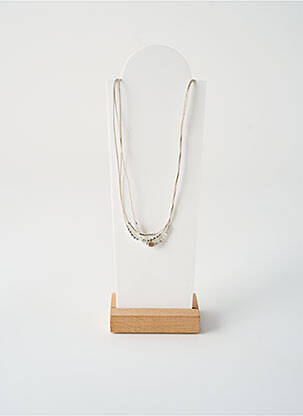Collier ornement perles argent BY GARANCE femme