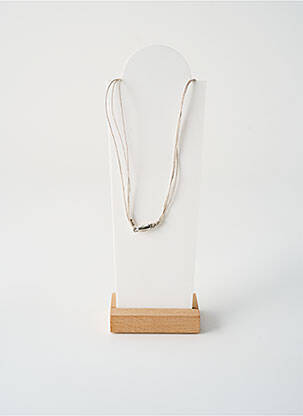 Collier ornement perles argent BY GARANCE femme