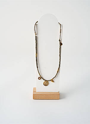 Collier ornement perles or BY GARANCE femme
