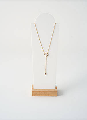 Collier matériaux métal or ATELIER D'EMMA ET CHLOE femme