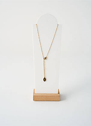 Collier matériaux métal or ATELIER D'EMMA ET CHLOE femme
