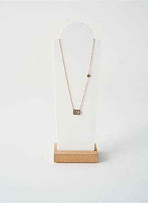 Collier matériaux métal or ATELIER D'EMMA ET CHLOE femme