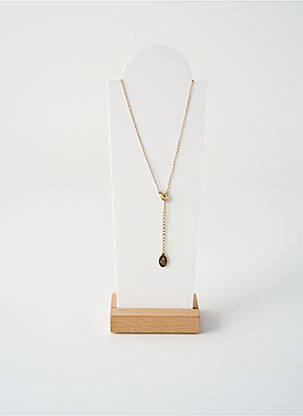 Collier matériaux métal or ATELIER D'EMMA ET CHLOE femme