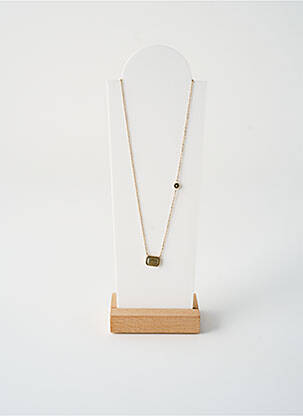 Collier matériaux métal or ATELIER D'EMMA ET CHLOE femme