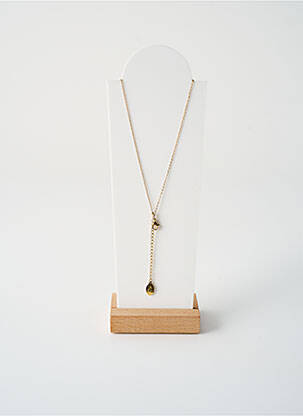 Collier matériaux métal or ATELIER D'EMMA ET CHLOE femme