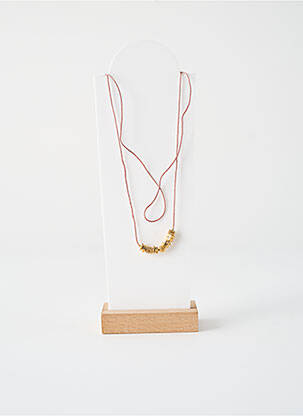 Collier ornement perles or BY GARANCE femme