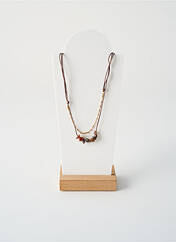 Collier marron BY GARANCE pour femme seconde vue