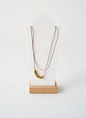 Collier marron BY GARANCE pour femme seconde vue