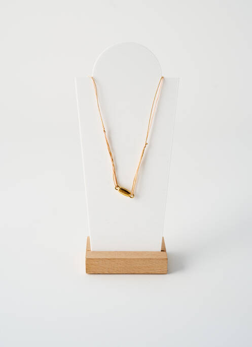 Collier fermeture aimant beige BY GARANCE femme
