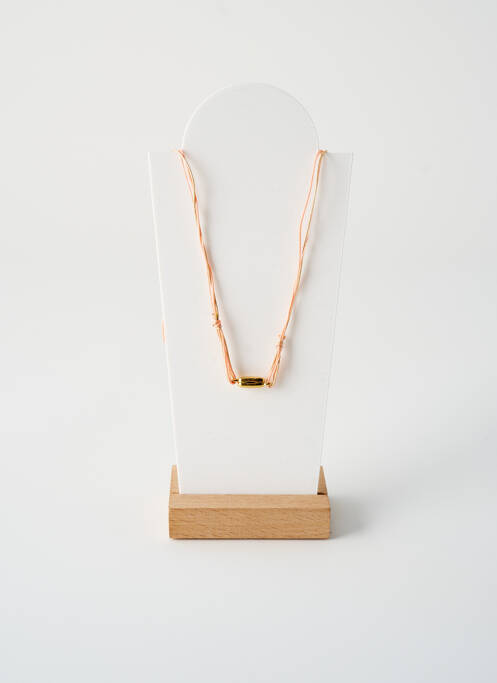 Collier fermeture aimant beige BY GARANCE femme