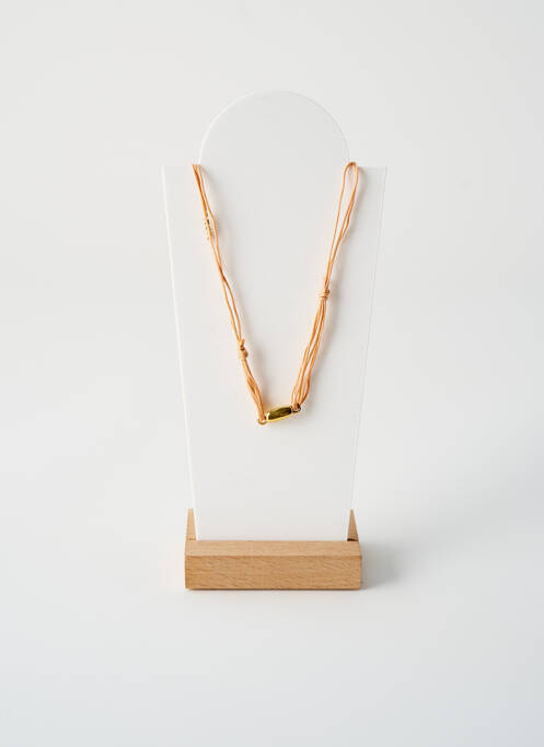Collier fermeture aimant beige BY GARANCE femme