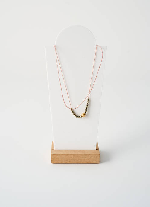 Collier ornement perles rose BY GARANCE femme