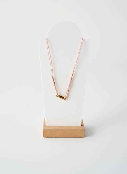 Collier ornement perles rose BY GARANCE femme