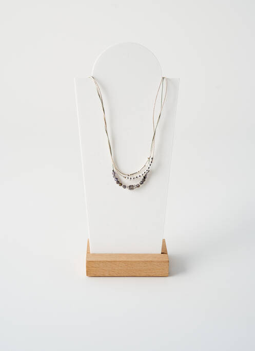 Collier ornement perles argent BY GARANCE femme