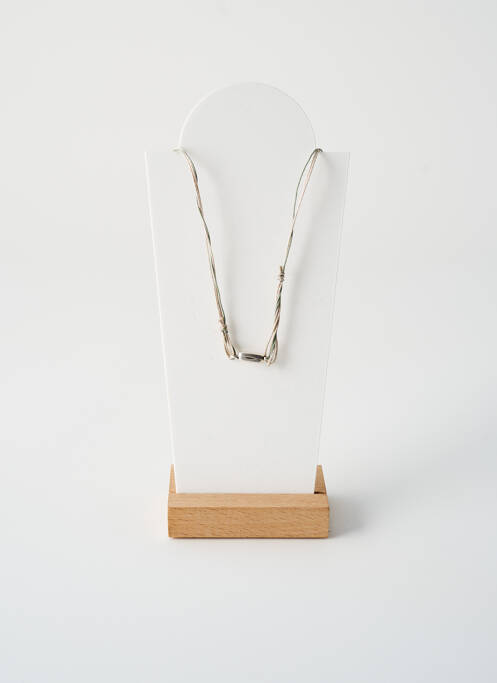Collier ornement perles argent BY GARANCE femme