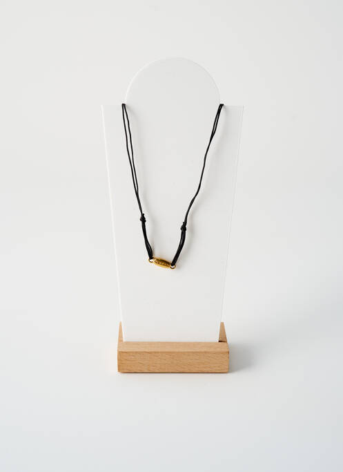 Collier ornement perles noir BY GARANCE femme