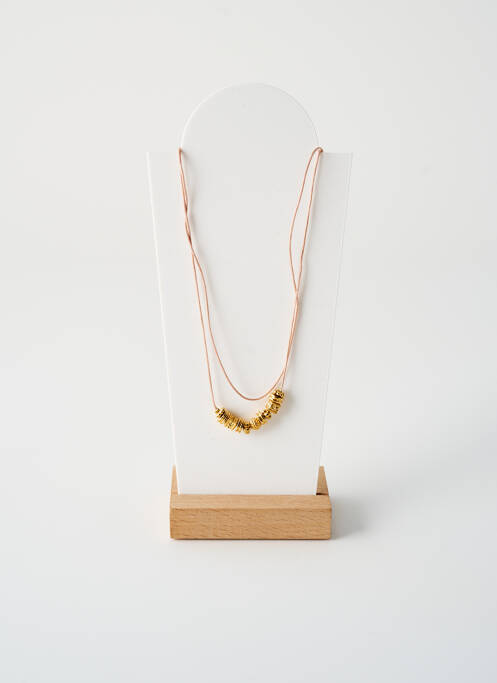 Collier fermeture aimant rose BY GARANCE femme